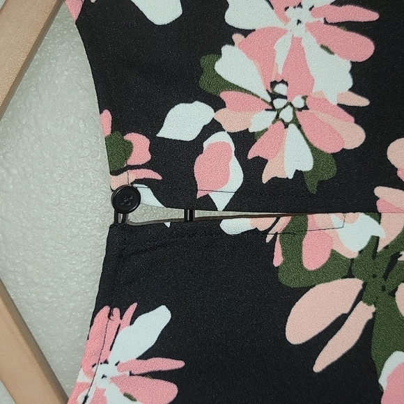 J by Jason Wu NWOT Floral Crepe Satin Peplum Top - Picture 6 of 10